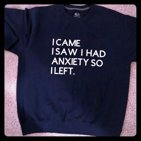 I Came... I Left Crew Neck Sweatshirt - Picture 1 of 1